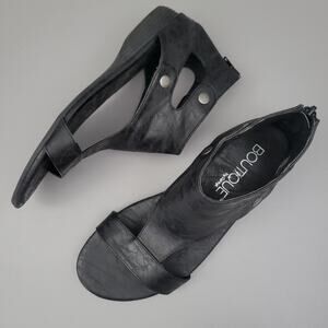 Boutique by Corkys Women's Sz 9M Gladiator Black Sandals